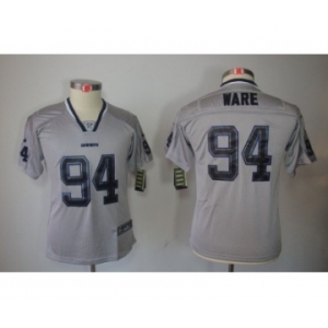 nike youth nfl jerseys dallas cowboys #94 ware grey[nike lights out]