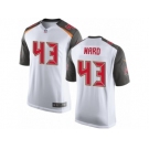 Men Nike Tampa Bay Buccaneers #43 T.J. Ward Game White NFL Jersey