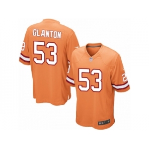 Men Nike Tampa Bay Buccaneers #53 Adarius Glanton Game Orange Glaze Alternate NFL Jersey
