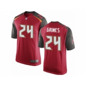 Men's Nike Tampa Bay Buccaneers #24 Brent Grimes Game Red Team Color NFL Jersey
