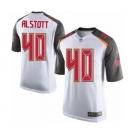 Men's Nike Tampa Bay Buccaneers #40 Mike Alstott Game White NFL Jersey