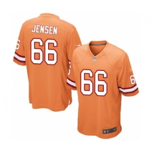 Men's Nike Tampa Bay Buccaneers #66 Ryan Jensen Game Orange Glaze Alternate NFL Jersey