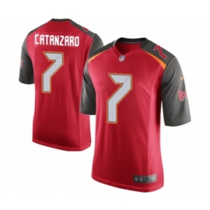 Men's Nike Tampa Bay Buccaneers #7 Chandler Catanzaro Game Red Team Color NFL Jersey