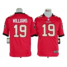 nike nfl jerseys tampa bay buccaneers #19 williams red[game]