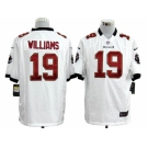 nike nfl jerseys tampa bay buccaneers #19 williams white[game]