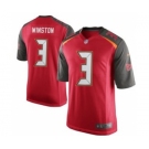 nike nfl jerseys tampa bay buccaneers #3 winston red[game]