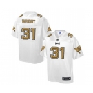 nike nfl jerseys tampa bay buccaneers #31 wright Pro Line White[game]