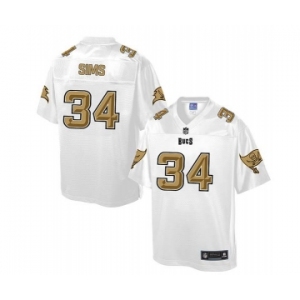 nike nfl jerseys tampa bay buccaneers #34 sims Pro Line White[game]