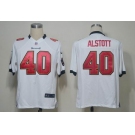 nike nfl jerseys tampa bay buccaneers #40 alstott white[game]