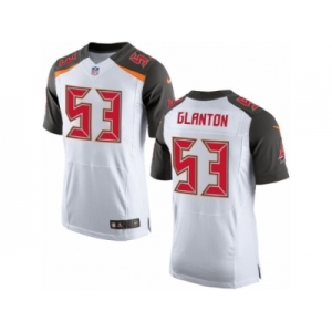 Men Nike Tampa Bay Buccaneers #53 Adarius Glanton Elite White NFL Jersey
