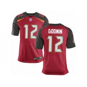 Men's Nike Tampa Bay Buccaneers #12 Chris Godwin Elite Red Team Color NFL Jersey