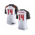 Men's Nike Tampa Bay Buccaneers #14 Ryan Fitzpatrick Elite White NFL Jersey