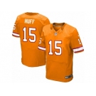 Men's Nike Tampa Bay Buccaneers #15 Josh Huff Elite Orange Glaze Alternate NFL Jersey