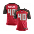 Men's Nike Tampa Bay Buccaneers #40 Mike Alstott Elite Red Team Color NFL Jersey