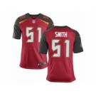 Men's Nike Tampa Bay Buccaneers #51 Daryl Smith Elite Red Team Color NFL Jersey