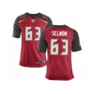 Men's Nike Tampa Bay Buccaneers #63 Lee Roy Selmon Elite Red Team Color NFL Jersey