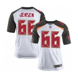 Men's Nike Tampa Bay Buccaneers #66 Ryan Jensen Elite White NFL Jersey