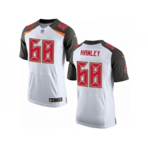 Men's Nike Tampa Bay Buccaneers #68 Joe Hawley Elite White NFL Jersey