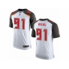 Men's Nike Tampa Bay Buccaneers #91 Robert Ayers Elite White NFL Jersey