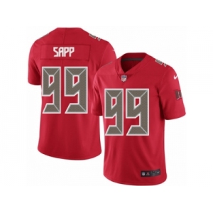 Men's Nike Tampa Bay Buccaneers #99 Warren Sapp Elite Red Rush NFL Jersey
