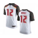 Men's Tampa Bay Buccaneers #12 Tom Brady Elite White Football Jersey