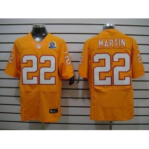 nike nfl jerseys tampa bay buccaneers #22 martin orange[Elite 50th Patch]