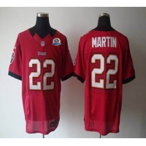 nike nfl jerseys tampa bay buccaneers #22 martin red[Elite 50th Patch]