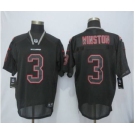 nike nfl jerseys tampa bay buccaneers #3 winston black[Elite lights out]
