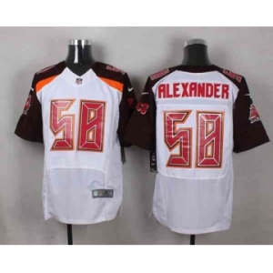 nike nfl jerseys tampa bay buccaneers #58 rlexander white[Elite]