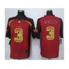 2015 new nike tampa bay buccaneers #3 winston red strobe jerseys[limited]