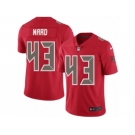 Men Nike Tampa Bay Buccaneers #43 T.J. Ward Limited Red Rush Vapor Untouchable NFL Jersey