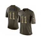 Men's Nike Tampa Bay Buccaneers #11 DeSean Jackson Limited Green Salute to Service NFL Jersey