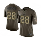 Men's Nike Tampa Bay Buccaneers #28 Vernon Hargreaves III Limited Green Salute to Service NFL Jersey