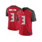 Men's Nike Tampa Bay Buccaneers #3 Jameis Winston Vapor Untouchable Limited Red Team Color NFL Jersey