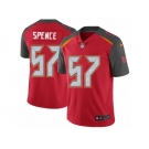 Men's Nike Tampa Bay Buccaneers #57 Noah Spence Vapor Untouchable Limited Red Team Color NFL Jersey