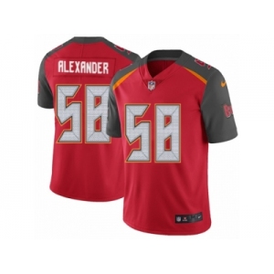 Men's Nike Tampa Bay Buccaneers #58 Kwon Alexander Vapor Untouchable Limited Red Team Color NFL Jersey