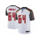 Men's Nike Tampa Bay Buccaneers #64 Kevin Pamphile Vapor Untouchable Limited White NFL Jersey