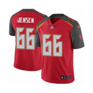 Men's Nike Tampa Bay Buccaneers #66 Ryan Jensen Red Team Color Vapor Untouchable Limited Player NFL Jersey