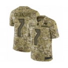 Men's Nike Tampa Bay Buccaneers #7 Chandler Catanzaro Limited Camo 2018 Salute to Service NFL Jersey