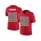 Men's Nike Tampa Bay Buccaneers #80 O. J. Howard Limited Red Rush NFL Jersey