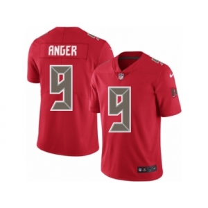 Men's Nike Tampa Bay Buccaneers #9 Bryan Anger Limited Red Rush NFL Jersey