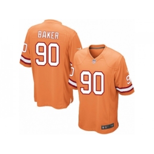 Men's Nike Tampa Bay Buccaneers #90 Chris Baker Limited Orange Glaze Alternate NFL Jersey