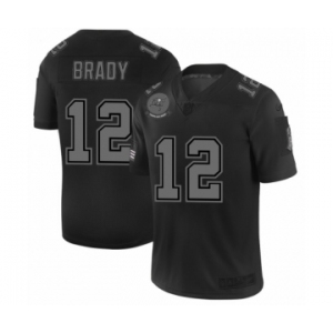 Men's Tampa Bay Buccaneers #12 Tom Brady Black 2019 Salute to Service Limited Jersey