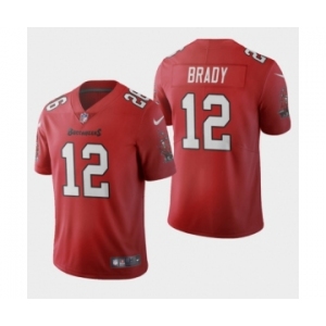 Men's Tampa Bay Buccaneers #12 Tom Brady Red 2020 Vapor Limited Jersey