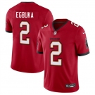 Men's Tampa Bay Buccaneers #2 Emeka Egbuka Red 2025 Draft Vapor Limited Football Stitched Jersey