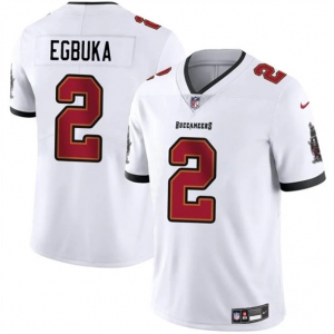 Men's Tampa Bay Buccaneers #2 Emeka Egbuka White 2025 Draft Vapor Untouchable Limited Football Stitched Jersey