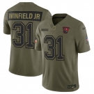 Men's Tampa Bay Buccaneers #31 Antoine Winfield Jr. Olive 2025 Salute to Service Limited Football Stitched Jersey