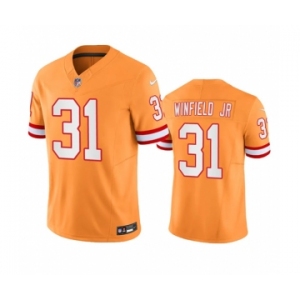 Men's Tampa Bay Buccaneers #31 Antoine Winfield Jr. Orange 2023 F.U.S.E. Throwback Limited Stitched Jersey