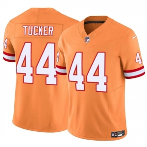 Men's Tampa Bay Buccaneers #44 Sean Tucker Orange F.U.S.E. Throwback Limited Stitched