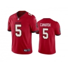 Men's Tampa Bay Buccaneers #5 Jake Camarda Red Vapor Untouchable Limited Stitched Jersey